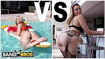 Vergelijk En Contrast: De Seksuele Bekwaamheid Van Alexis Texas En Mia Malkova In Een Met Buit Gevulde Strijd Op Bangbros