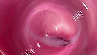 Intense close-up of my tight ebony pussy getting filled