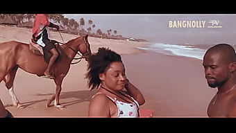 Orgi alam Bangnolly Africa di pantai dalam kualitas HD penuh