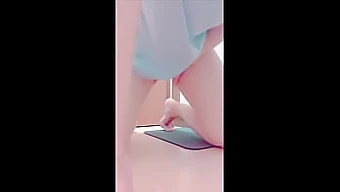 Japanischer Hentai-Student masturbiert vor seinem Freund