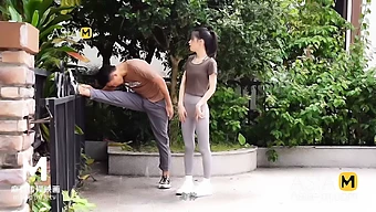 Amateur Asian Coach And Student Explore Their Desires In Homemade Video