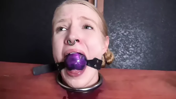 American slaves submit to anal penetration with vibrator