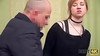 Alice Klay'S Intimate Encounter With A Loan Collector In A Russian Homemade Video