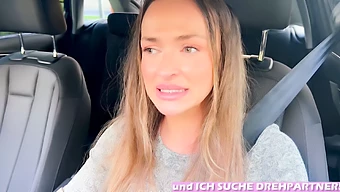 German College Girl'S Public Masturbation Attempt Leads To Unexpected Squirt In Her Automobile