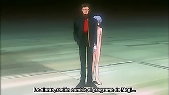 The conclusion of Evangelion (Spanish subtitled) featuring Japanese animation