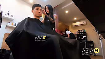 Tattooed 18-Year-Old Ai Qiu'S Bold Sexcapade In A Chinese Barber Shop