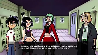 Danny Phantom的哥特式敌人在amity Park里变得淘气