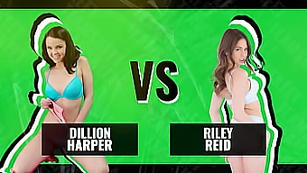 Riley Reid Och Dillion Harper Går Head-To-Head I En Vild Och Kinky Faceoff