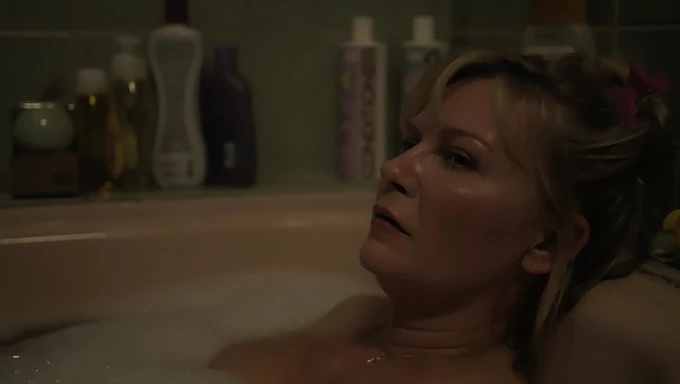 Amerikanske store bryster pige Kirsten Dunst i nudistscene