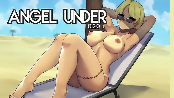 Παιχνίδι Hentai Angel Under 0.2.0: Μέρος 1 - Μωρό παραλία με μεγάλο κώλο και ζωηρές θηλές