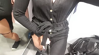 Intense Pov Of Latina'S Orgasm In A Dressing Room